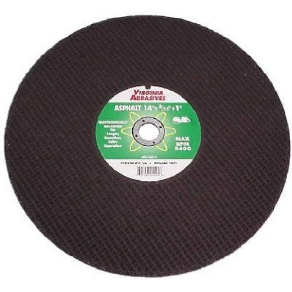 Virginia Abrasives Corp 14X3/16X1 Asph Wheel 424-21214